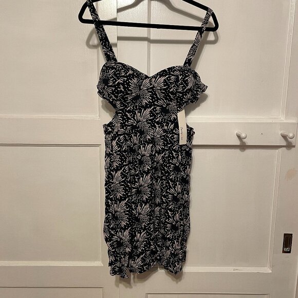 Sunny Girl Dresses & Skirts - Sunny Girl Cut-Out Firework Print Dress from ModCloth